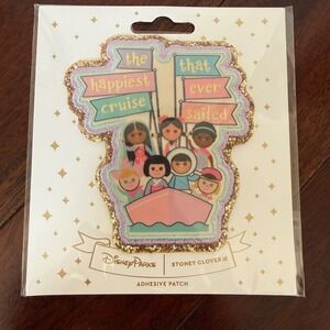 Disney Stoney Clover Lane Its A Small World Happiest Cruise Patch NWT 2025 SCL